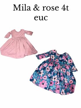 Mila and rose 4t dress bundle